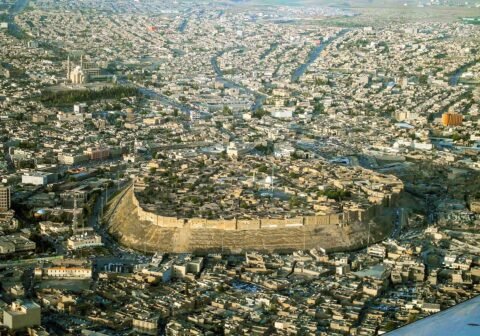 عراق کے شمالی شہر اربیل کا تاریخی قلعہ، علامتی تصویر