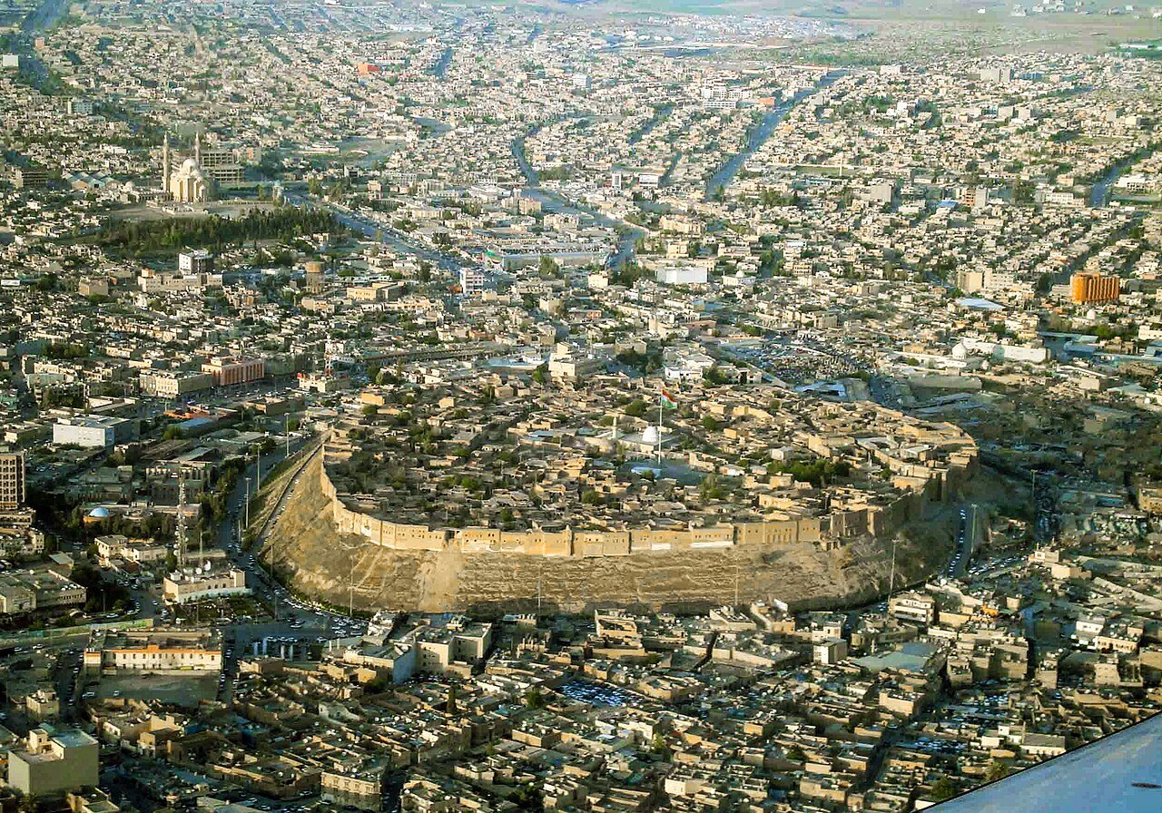 عراق کے شمالی شہر اربیل کا تاریخی قلعہ، علامتی تصویر