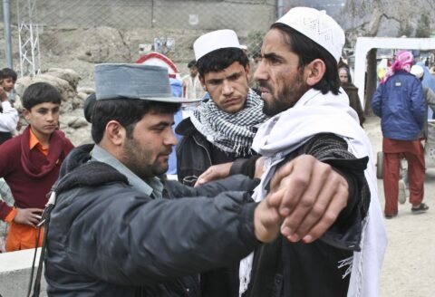 طورخم گیٹ پر پاک افغان سرحدی گزرگاہ کی فائل تصویر